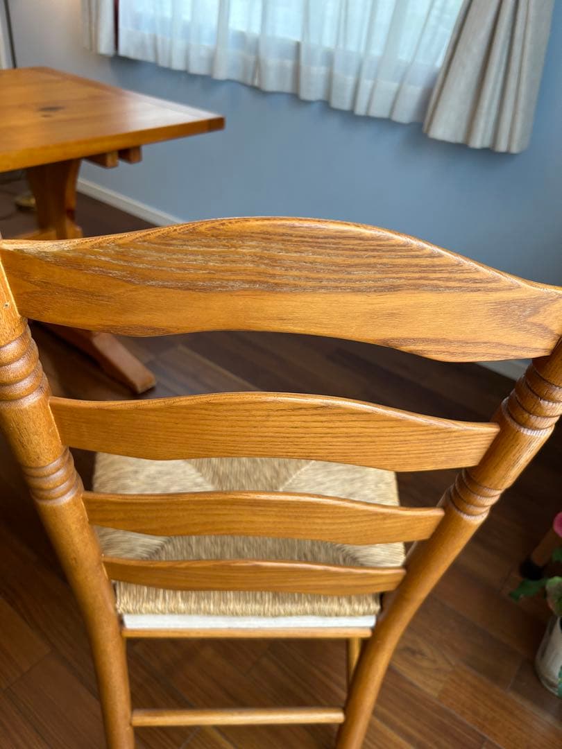 アントステラ(AUNT STELLA)のラダーバック・ダイニングチェア④リペア
