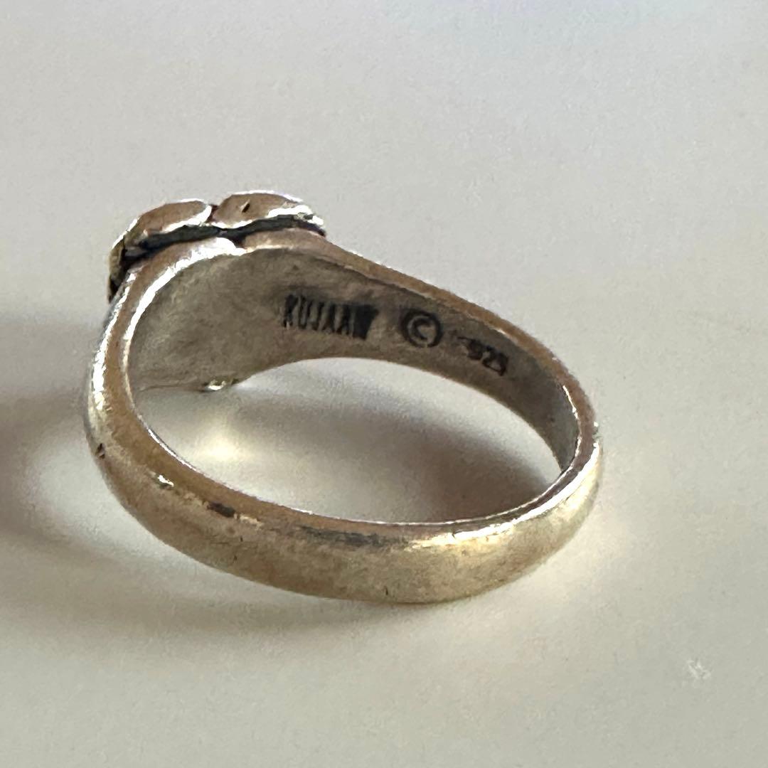 KUJAAN クジャーン 925 ハート型 ターコイズ リング シルバー 指輪