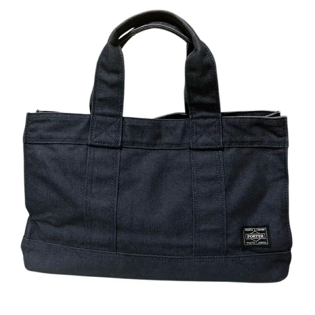 ✨極美品✨ポーター スモーキー トートバッグ S ネイビー ハンドバッグ 人気