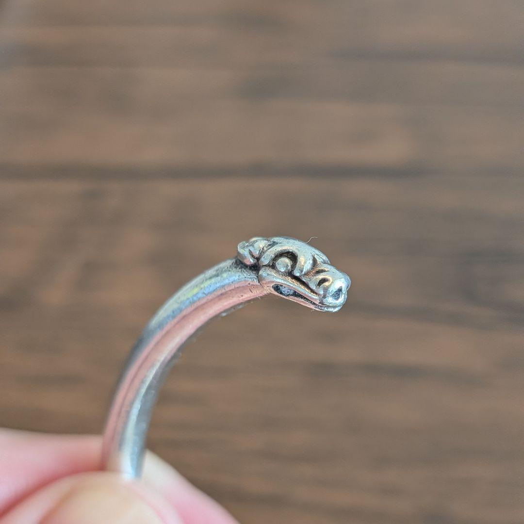 【鑑定済み】【希少】Chrome Hearts ダブルドッグバングル