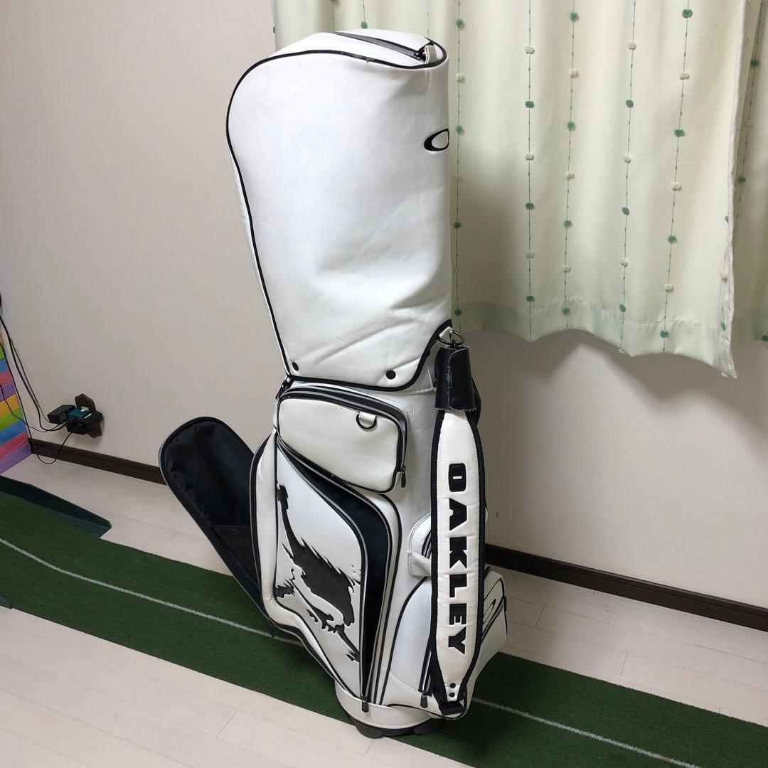 【OAKLEY】オークリースカル柄キャディバック カートタイプ