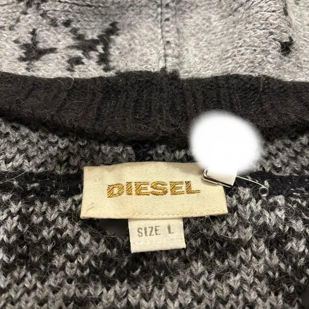 ディーゼル★DIESEL★ニットセーターカーディガン★Lサイズ★クリーニング済★