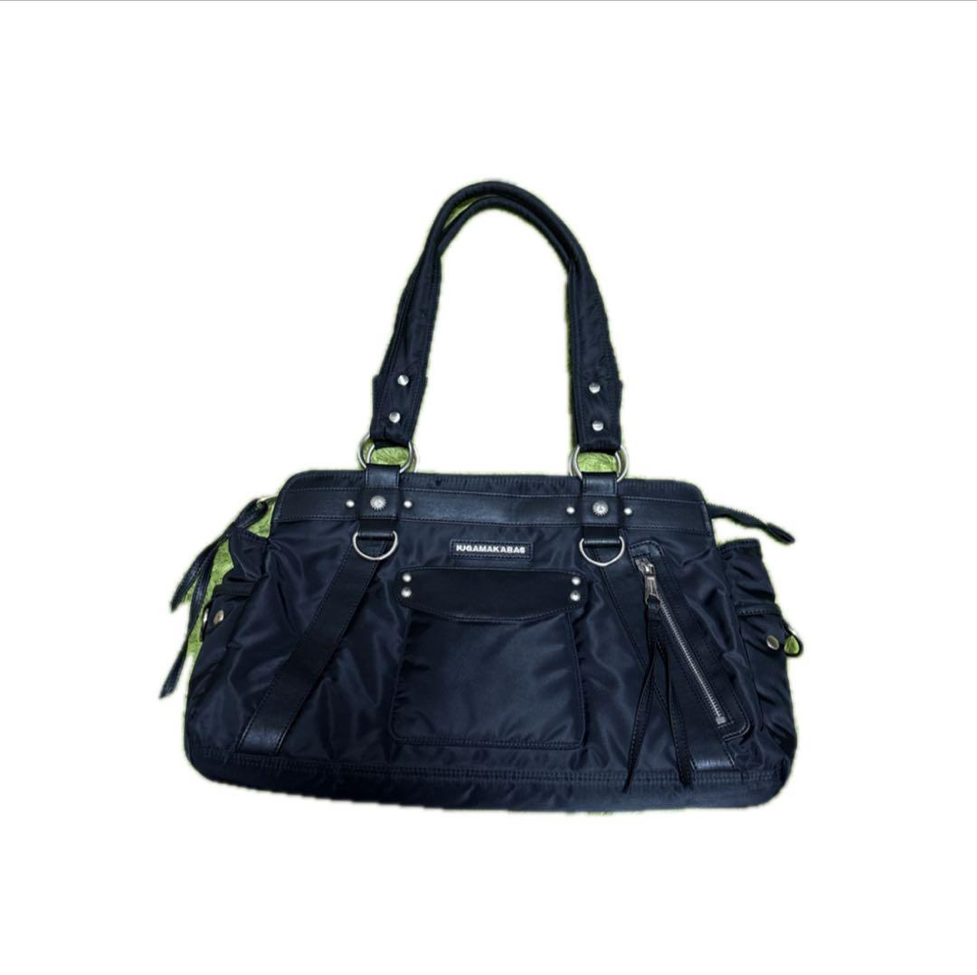 【破格】IUGAMAKARAS ブラック ナイロンバッグ　正規品　新品未使用
