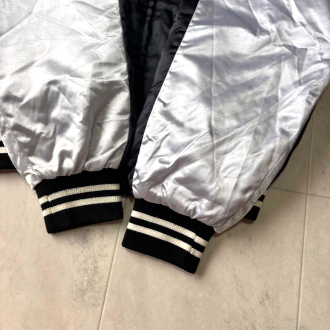 【超希少】プリンス商会 ホワイトタイガー スカジャン 白黒 刺繍 虎 ジャケット