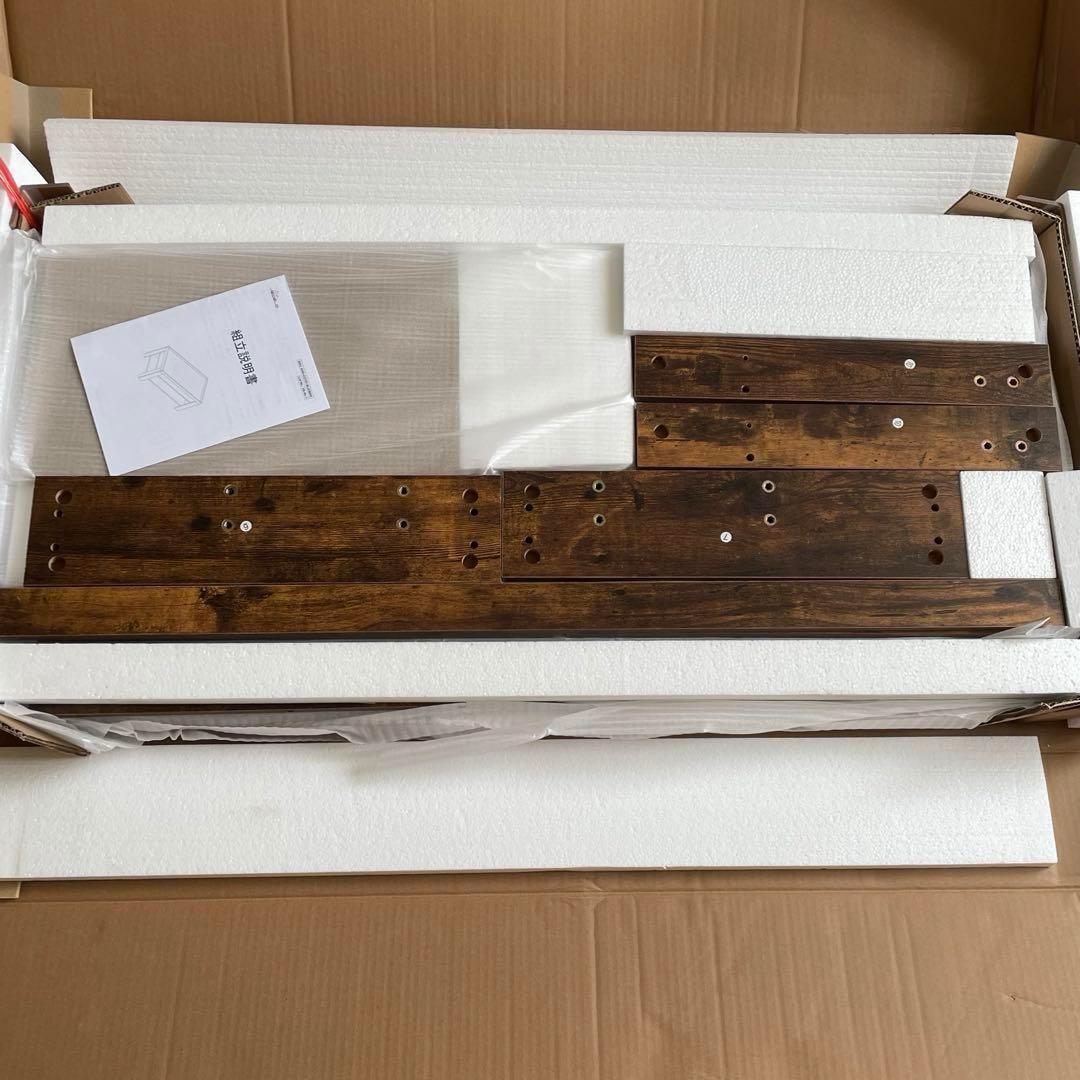 昇降式テーブル パソコンデスク リビング ブラウン 机 おしゃれ 収納