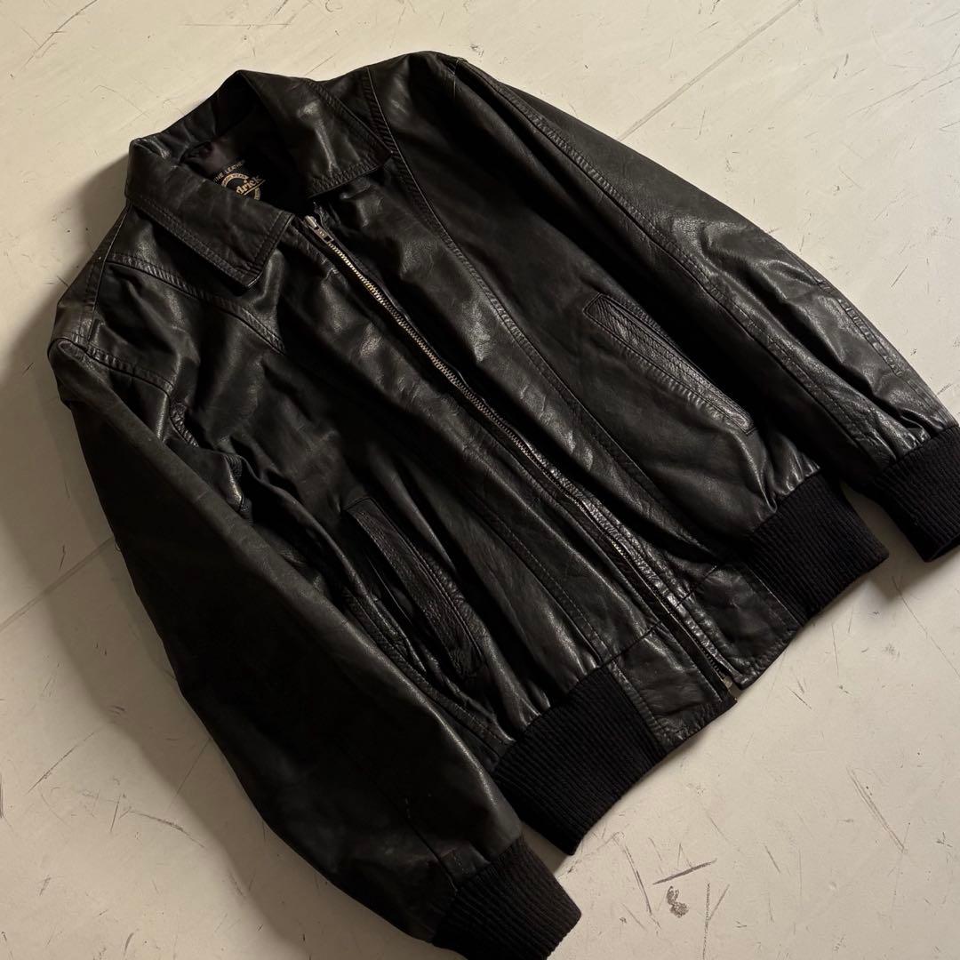 90's vintage 短丈　レザージャケット　アーカイブ