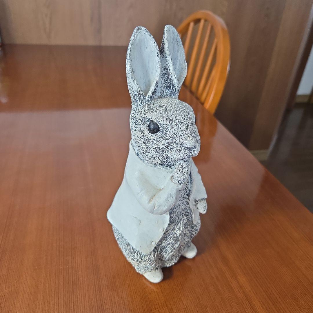 陶器製ウサギオーナメント 約25cm