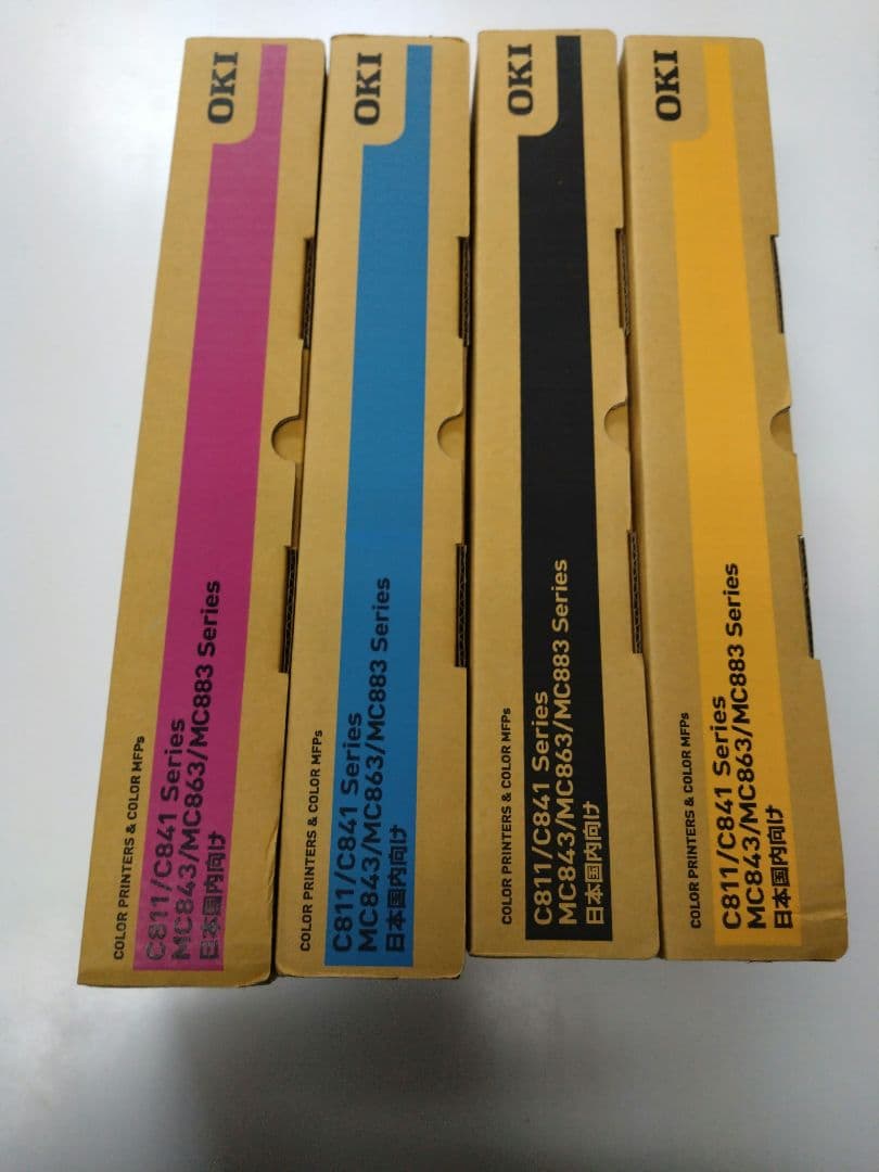OKI 純正トナーカートリッジ （大）４色セット