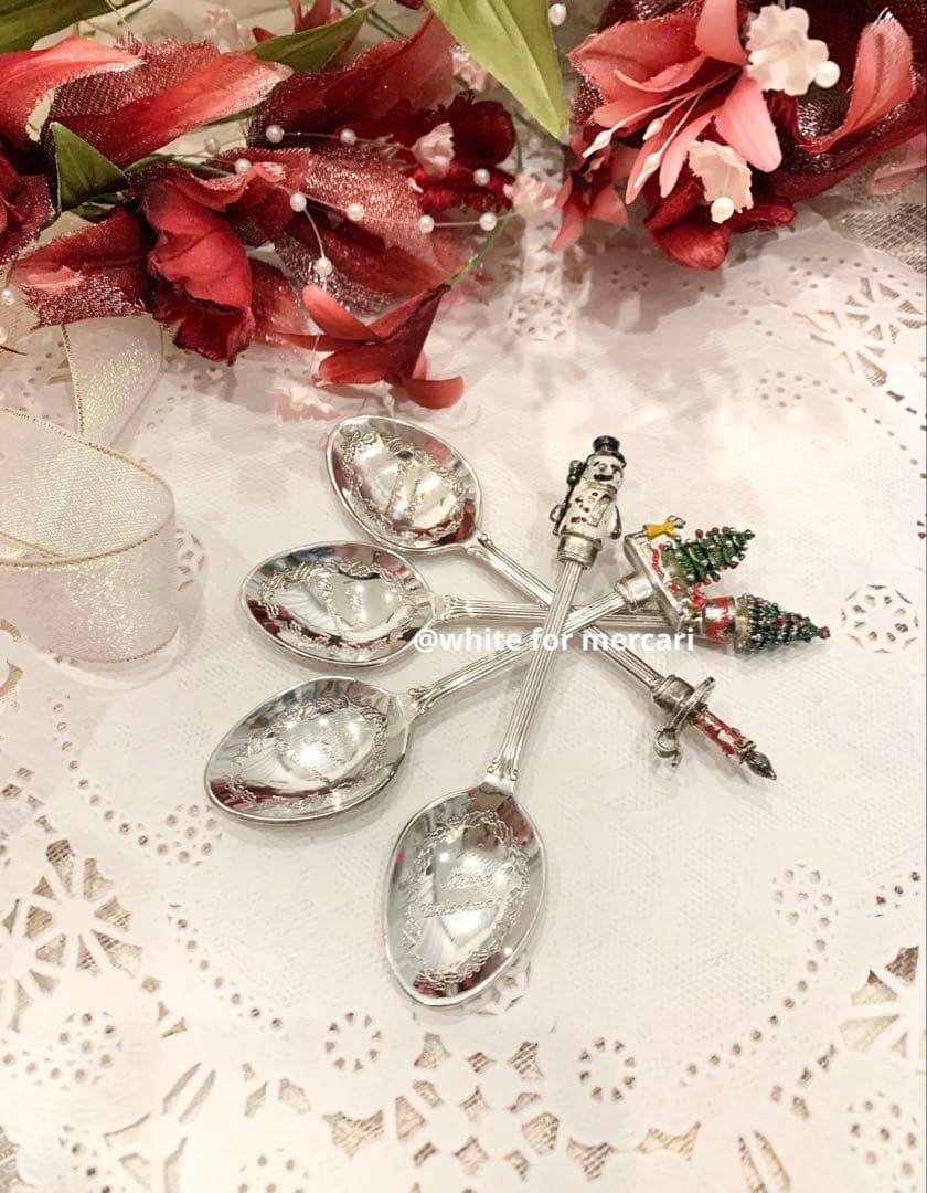 イギリス クリスマス装飾ティースプーンプレゼント♡稀少ヴィンテージ