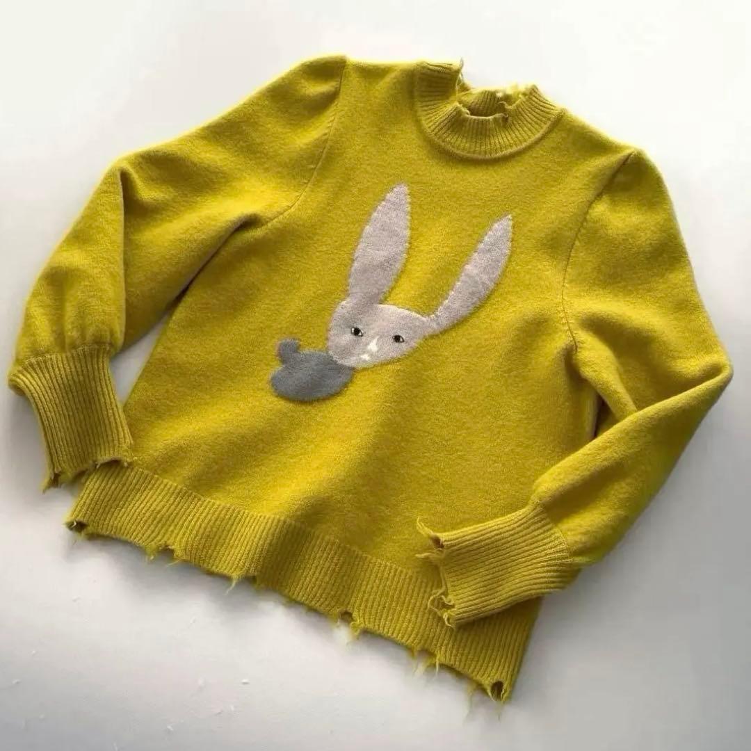 美品 ミナペルホネン セーター プルオーバー ニット minaperhonen