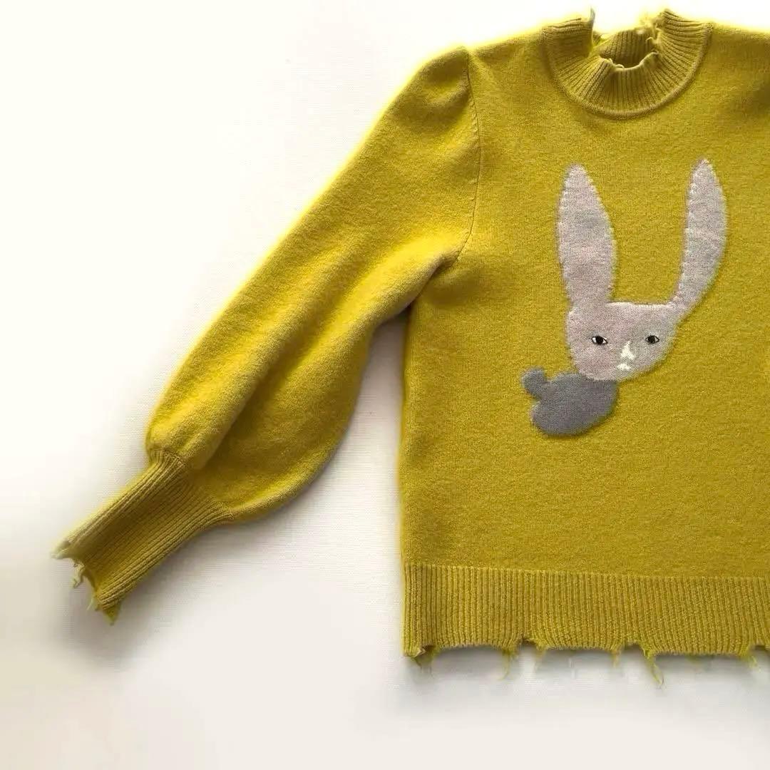 美品 ミナペルホネン セーター プルオーバー ニット minaperhonen