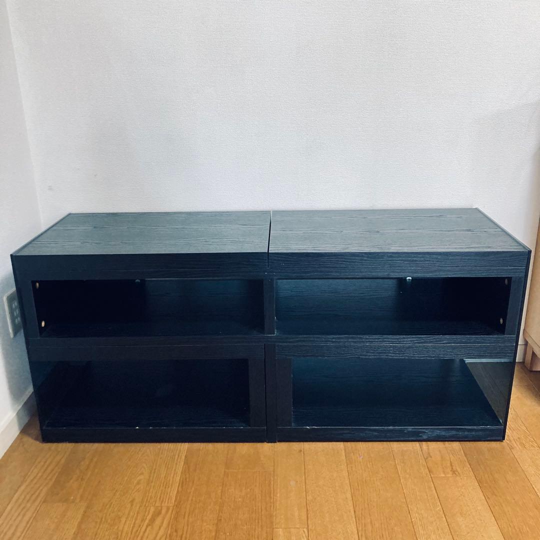 伸縮式テレビ台オープンシェルフ