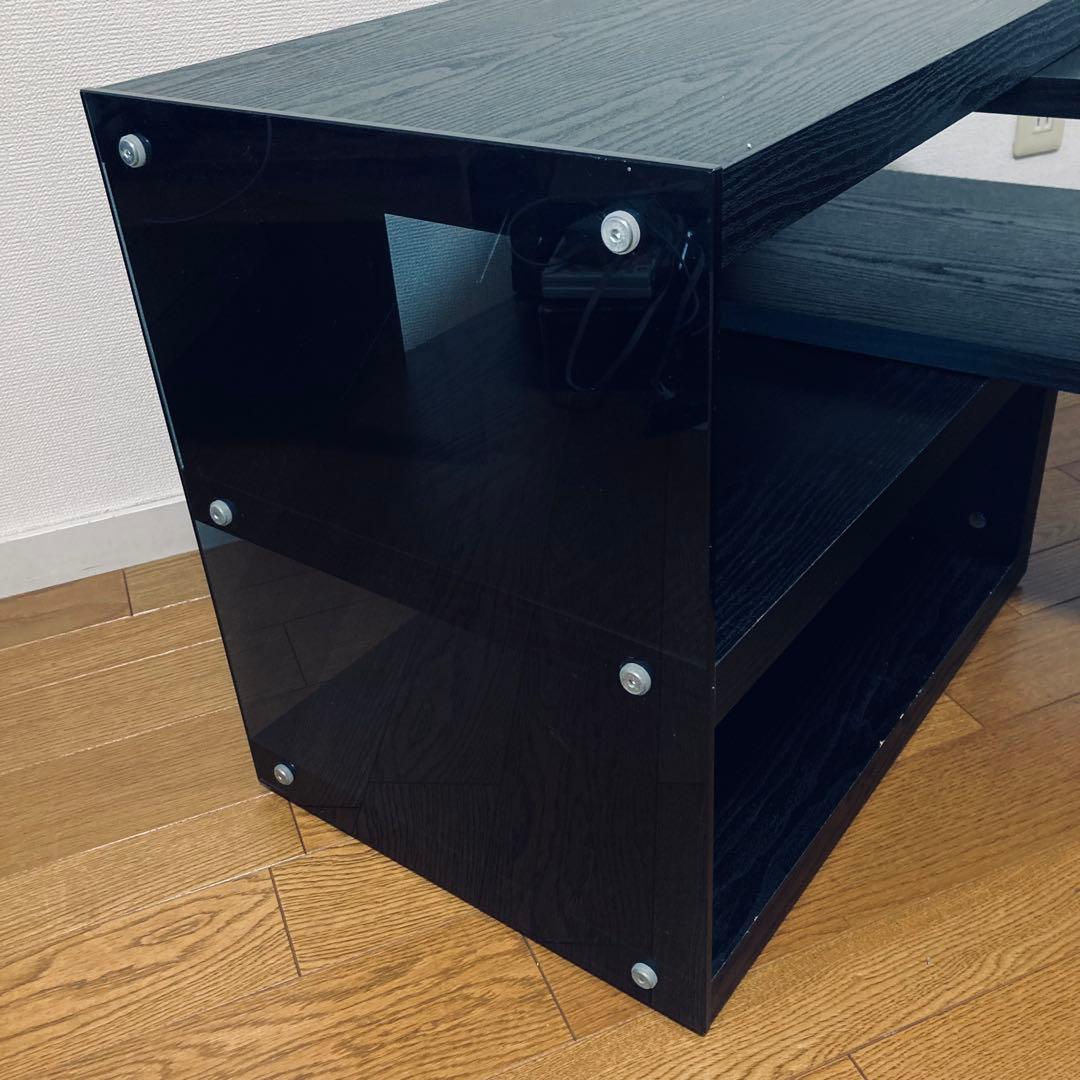 伸縮式テレビ台オープンシェルフ