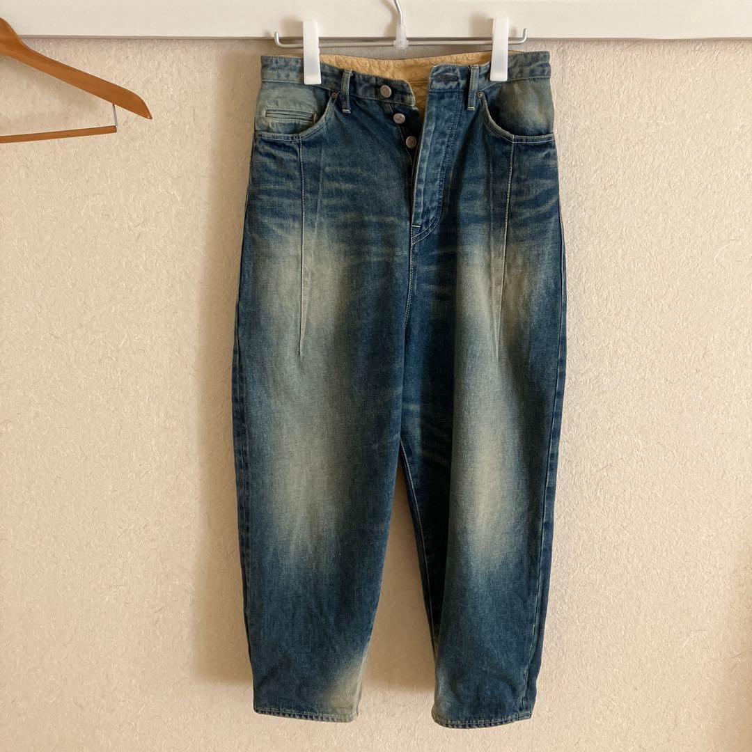 ミナペルホネン　always テーバードデニム　38 新品未使用