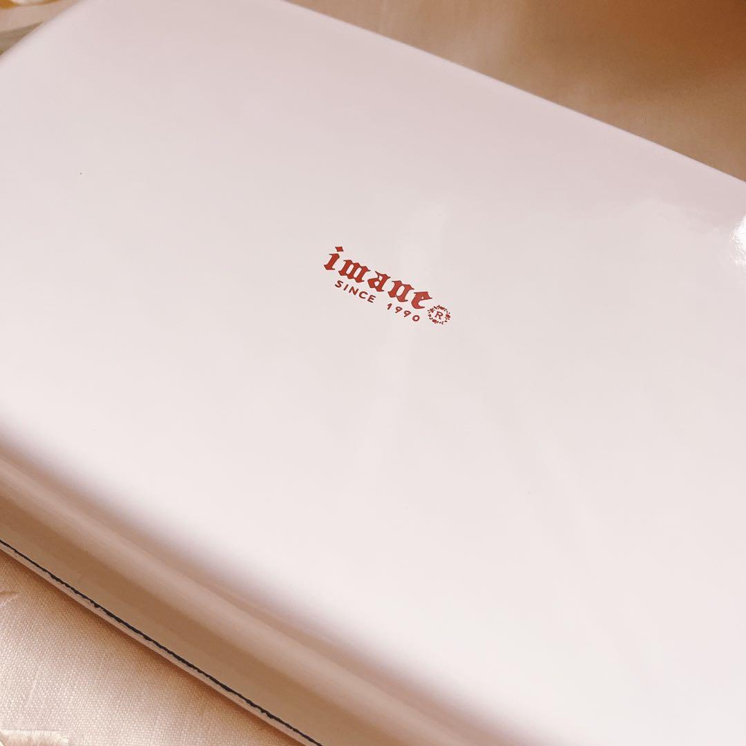 お値下げ♡イマン♡ポワージュホーロートレーマニーローズアンティークニトリイケア