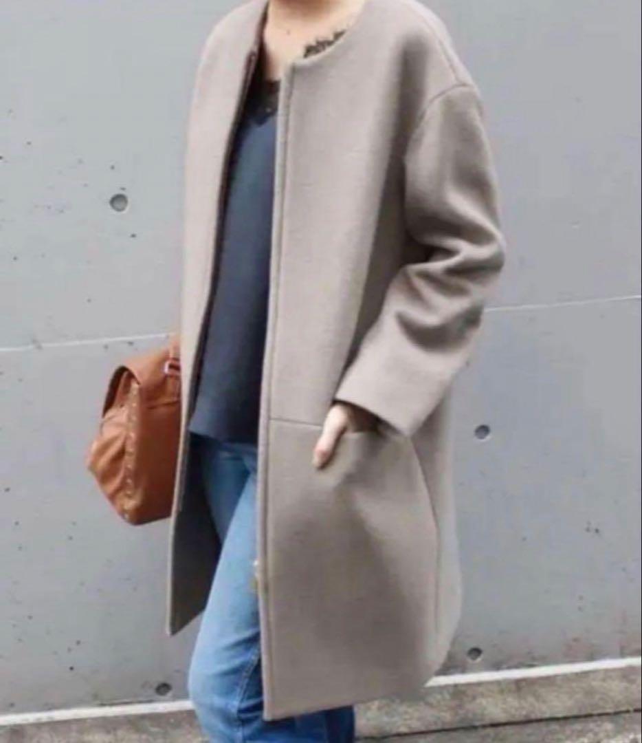 ☆Rimi☆ NOBLE定価52,800円W/NyZipコートベージュ36