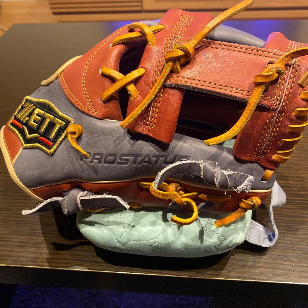 ZETT 軟式用グローブ 今宮モデルBCパターン グレー/ブラウン