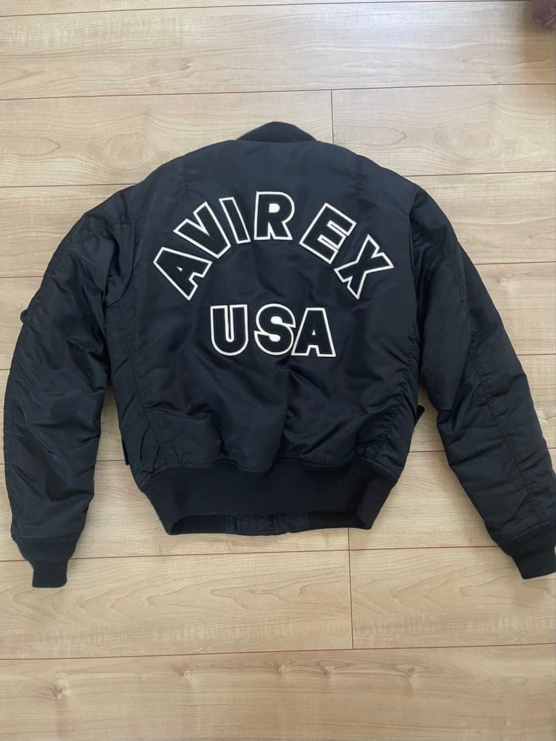 AVIREX MA-1 フライトジャケット M ブラック