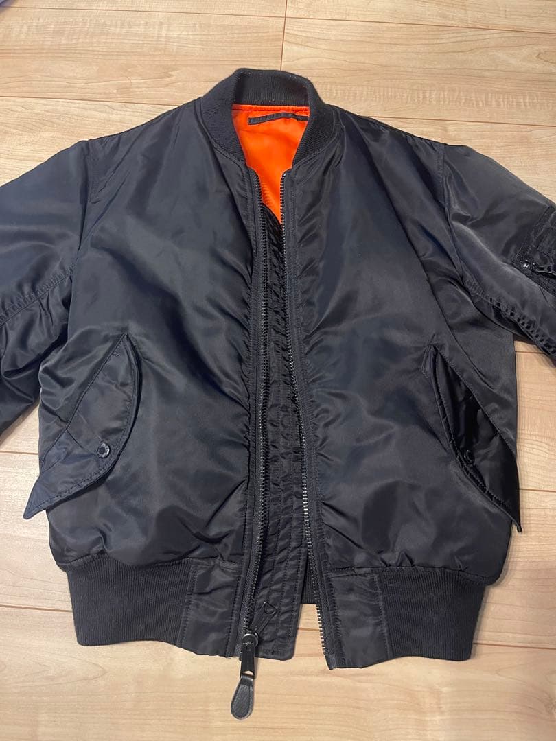 AVIREX MA-1 フライトジャケット M ブラック