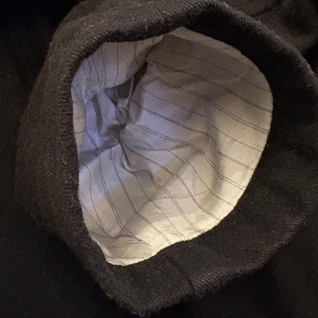 00sUSA古着バナナリパブリック ウールジャケット 黒 M ジップ短丈ブルゾン