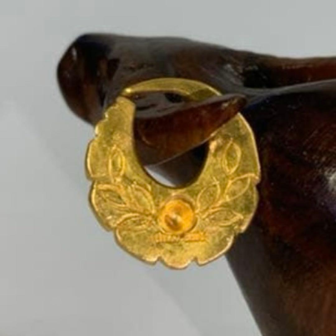 The bingo brothers K24 純金 ピアス片耳 左耳用