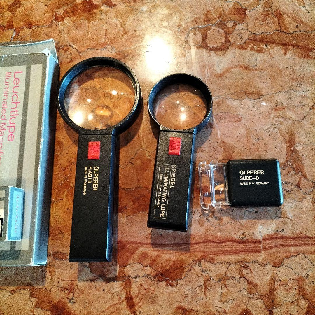 西ドイツ製 拡大鏡 3点