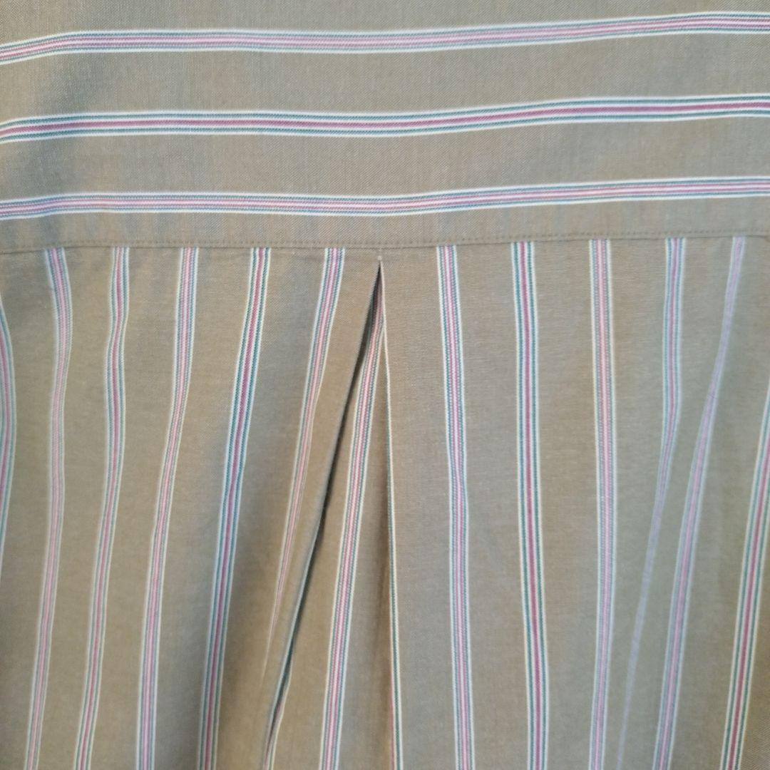 【TAT708出品】90s イヴサンローラン シャツ えんじ ボルドー