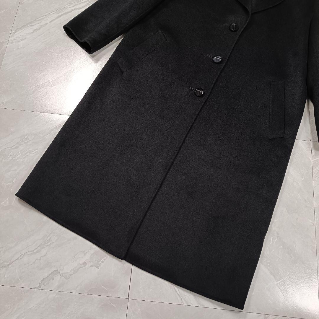 【美品】アトリエ ノワ 裏総柄 カシミヤコート カシミヤ100％ ロングコート