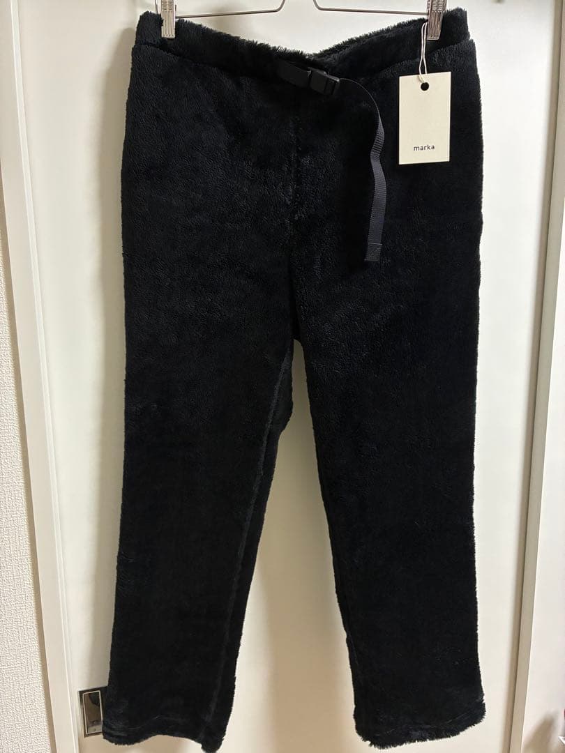 Marka wildthingsコラボ　フリースパンツ ブラック