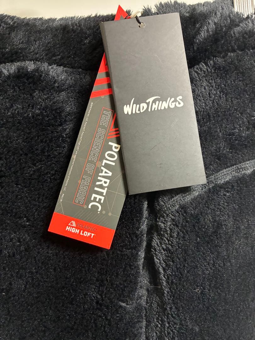 Marka wildthingsコラボ　フリースパンツ ブラック