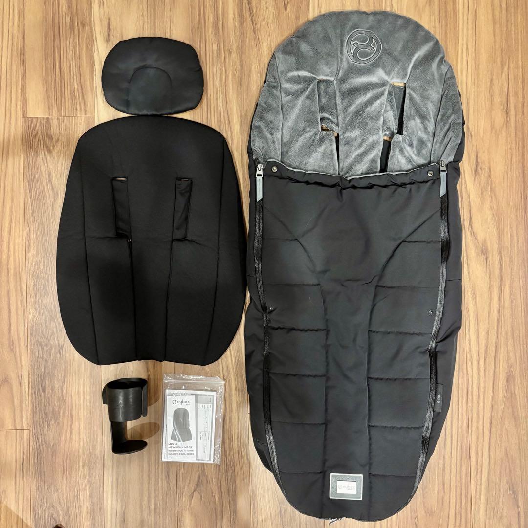 【付属品多数】cybex サイベックス メリオカーボン ブラック