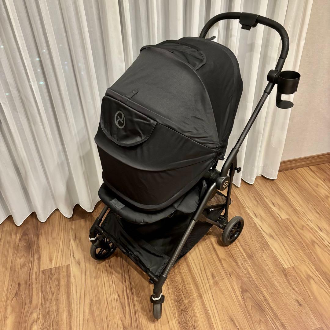 【付属品多数】cybex サイベックス メリオカーボン ブラック