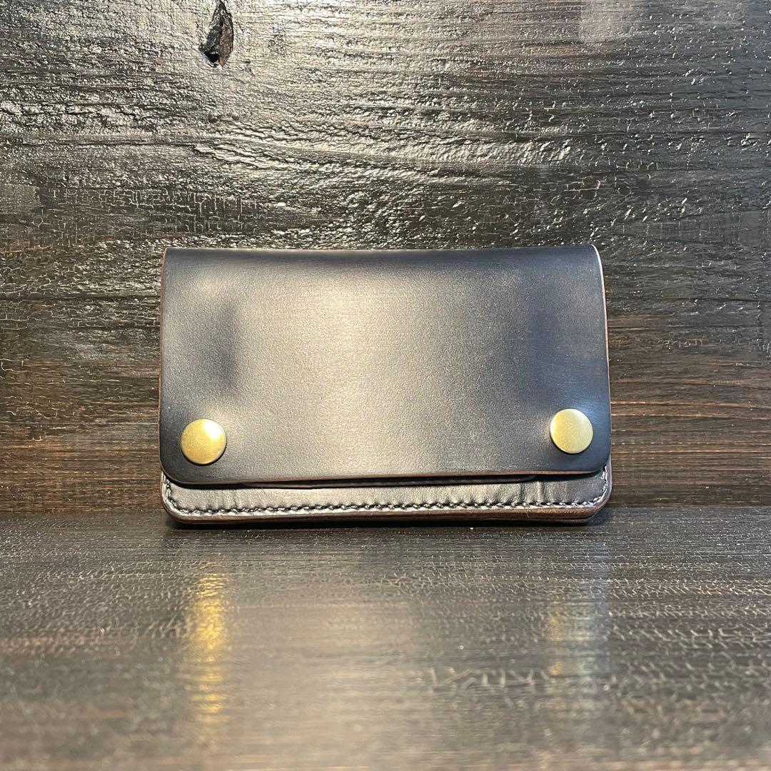 HORWEEN クロムエクセル ミドルトラッカーウォレット3層