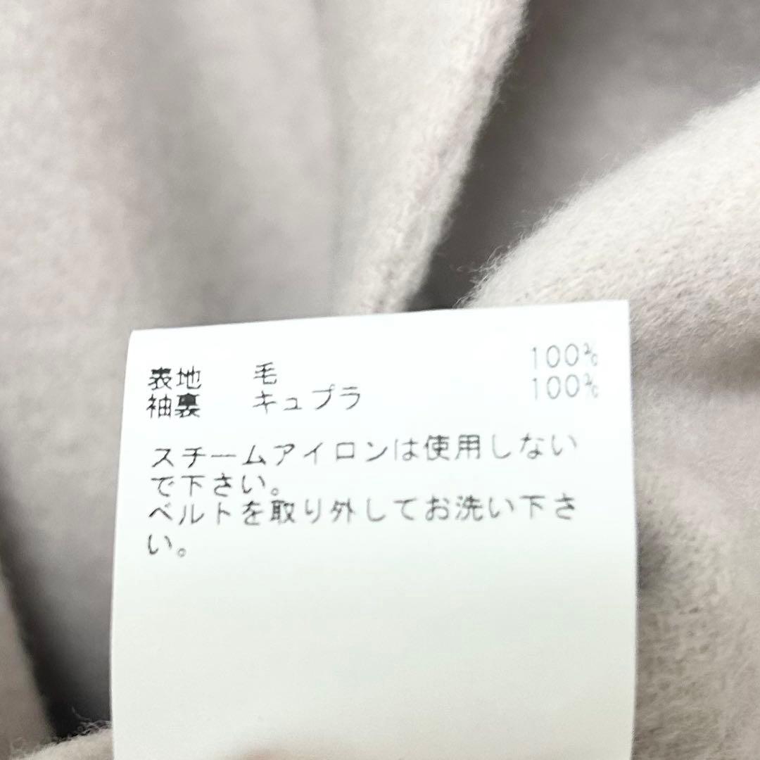 美品✨ANAYI シャルムビーバーフード コート ライトベージュ　38