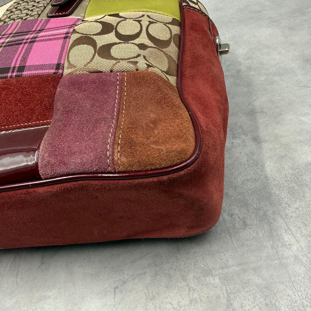 コーチ パッチワーク トートバッグ マルチカラー 1437