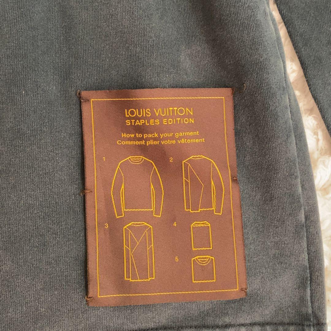 希少！LOUIS VUITTON 長袖Tシャツ インサイドアウト ネイビー M