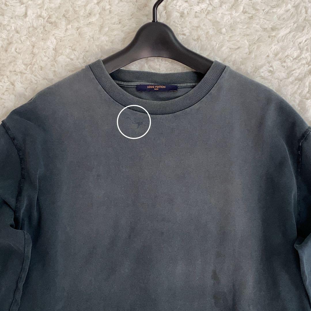 希少！LOUIS VUITTON 長袖Tシャツ インサイドアウト ネイビー M