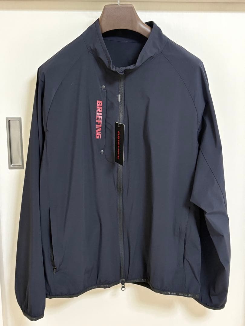 未使用)ブリーフィング ゴルフ ウインドブルゾン メンズ サイズL ブラック