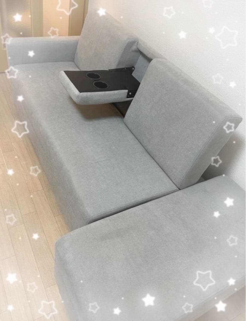 ソファ　ソファー　ソファセット　リビングソファ　フロアソファ　L字ソファ　グレー