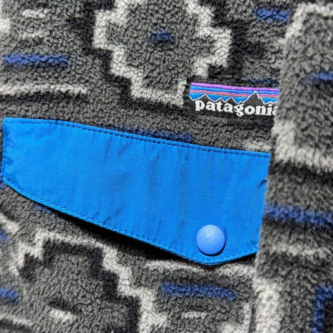 美品 PATAGONIA シンチラスナップT デジタルネイティブ柄 M