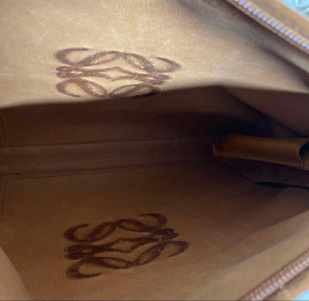 ロエベ　ワンハンドルトート　ブラウン