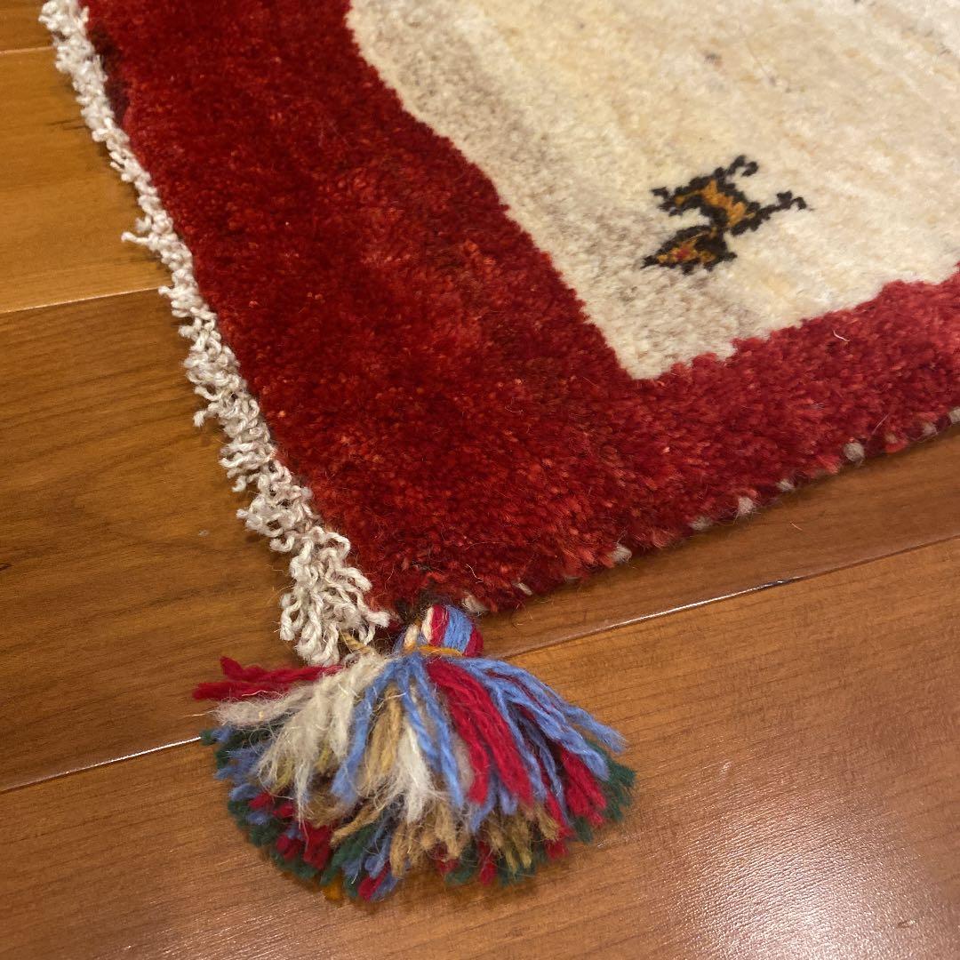 玄関マット　ペルシャギャッベ (ギャベ) カーペット　敷物　アクセントラグ