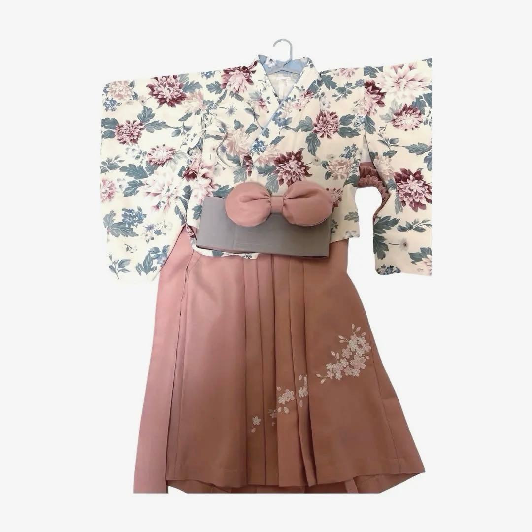 キャサリンコテージ 袴セット 110cm ダリアベージュ