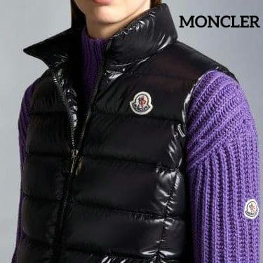 新品タグ付き モンクレール ダウンベスト GHANY 未使用に近い 1サイズ 黒