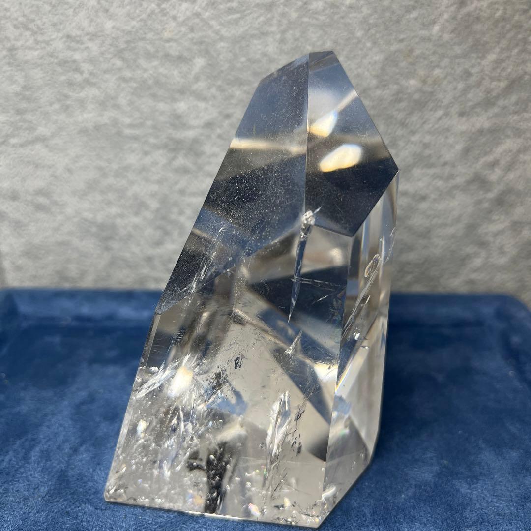 高品質水晶フリーフォーム　透明度最高　ブラジル産507g