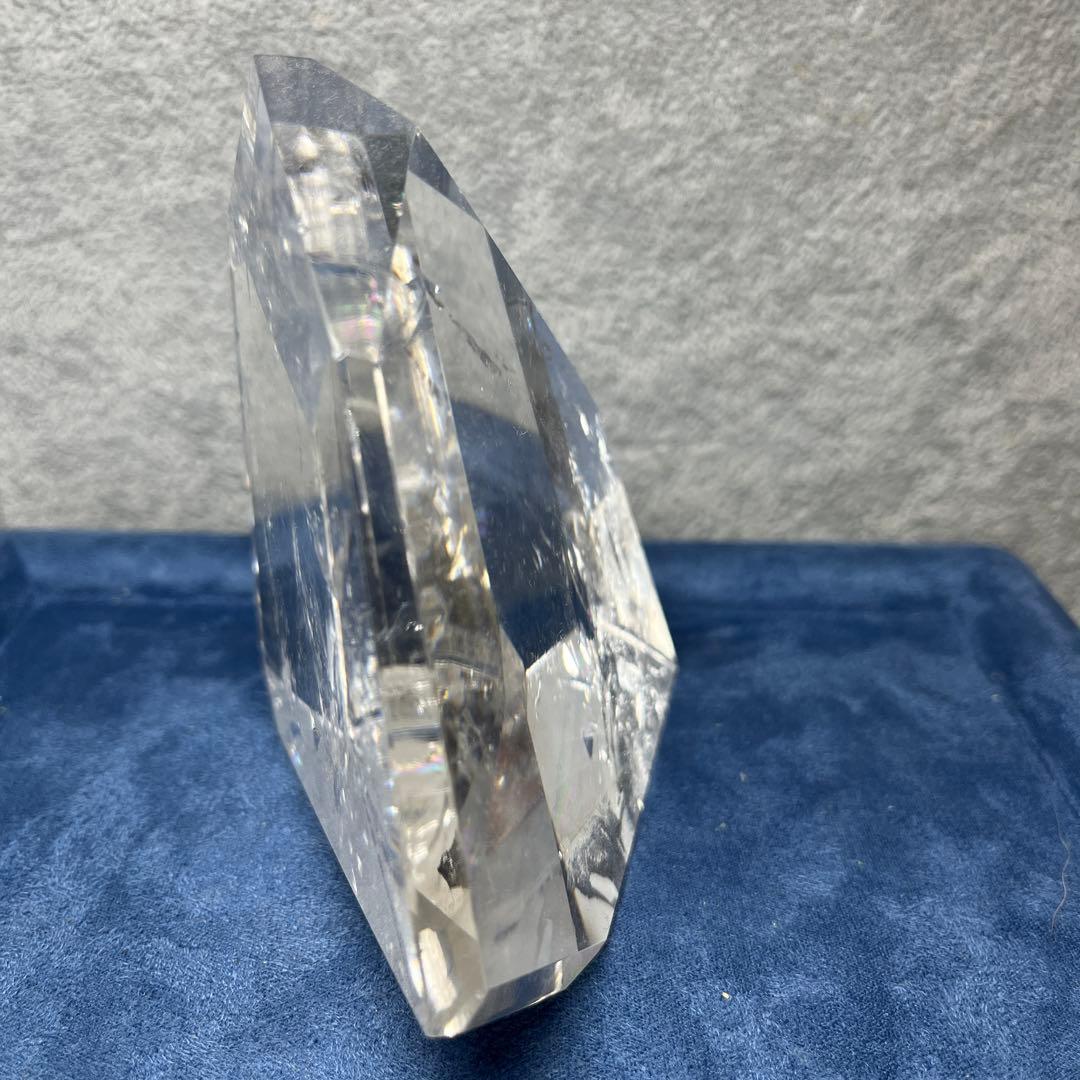 高品質水晶フリーフォーム　透明度最高　ブラジル産507g