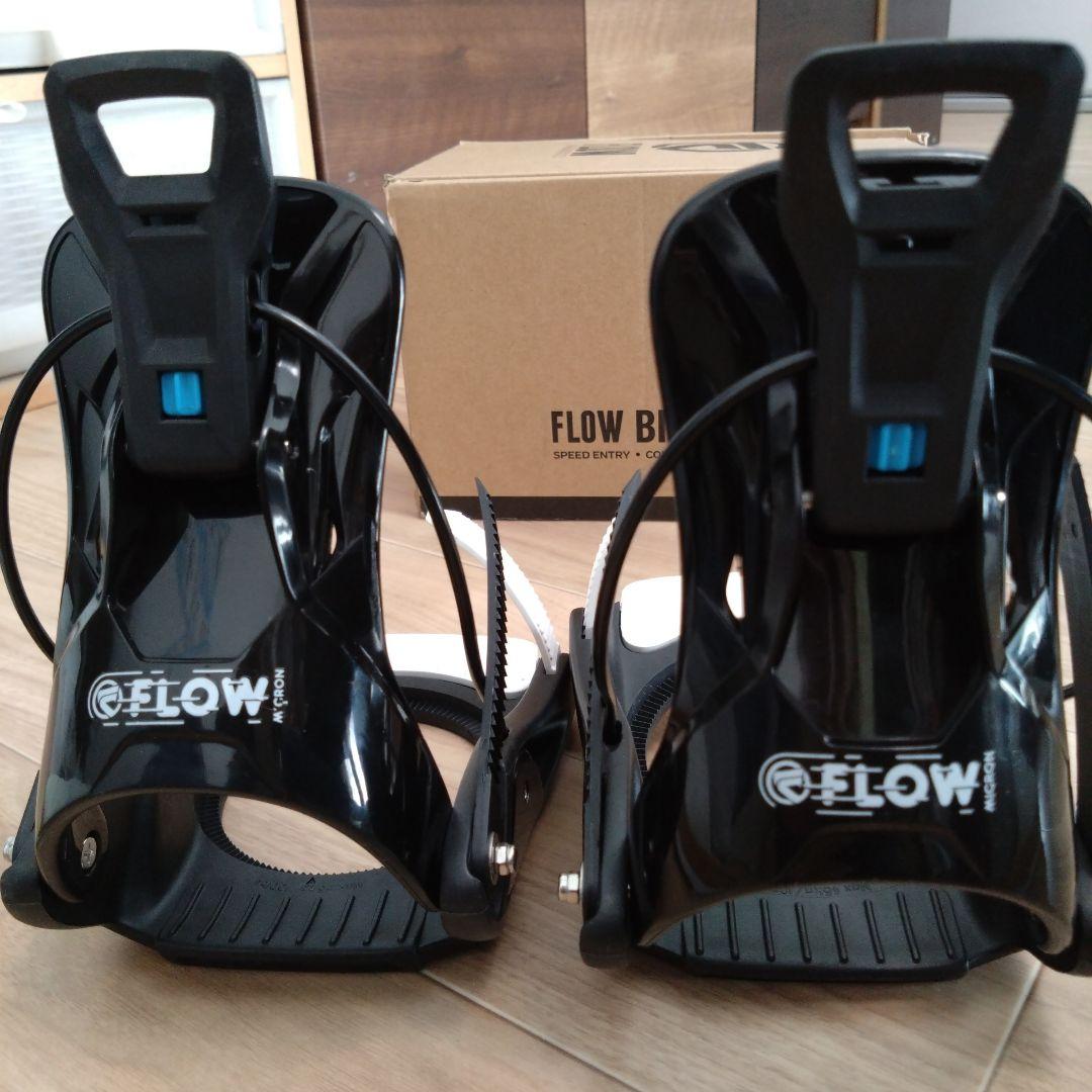 17cm〜19.5cm Flow Micron キッズXSビンディング ブラック
