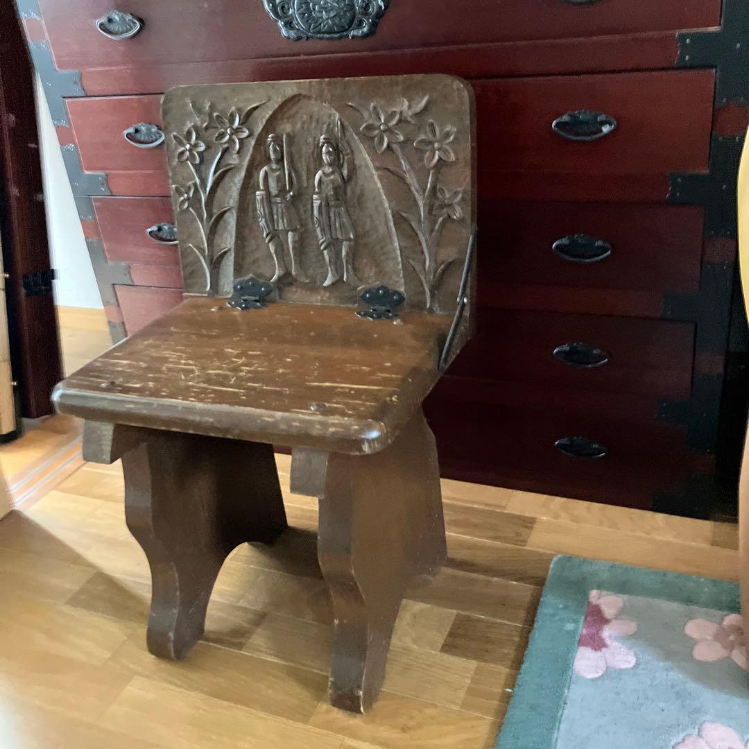 アンティーク　チェア　折りたたみ椅子