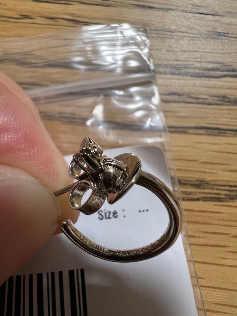 値下げ☆ヴィヴィアン シルバー フープピアス 片耳用