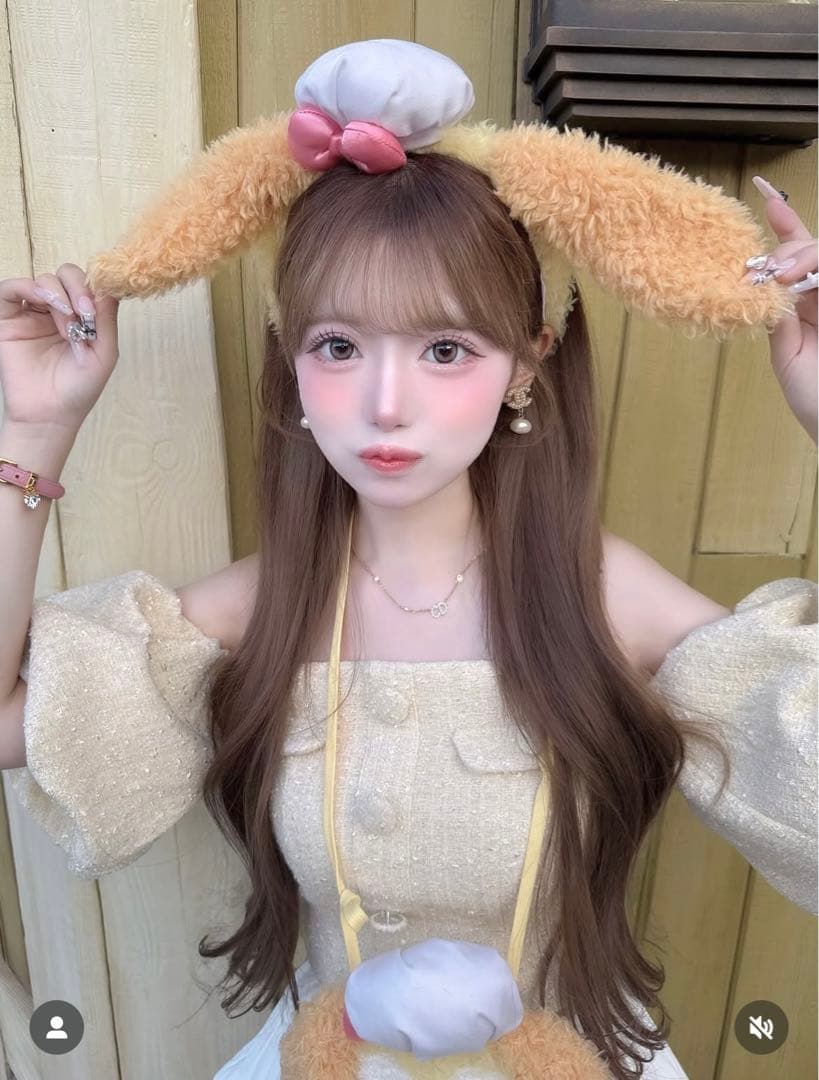 新品タグ付 ダーリッチ イエロー ホルターネックオフショルツイードトップス